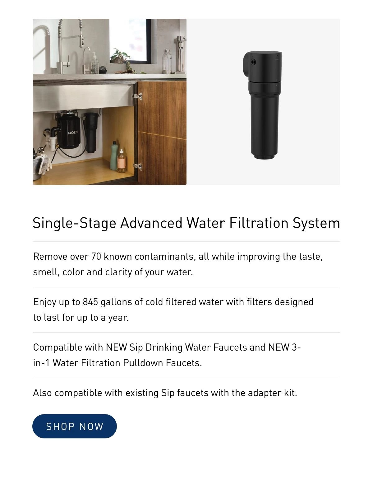 Single-Stage Advanced Water Filtration System