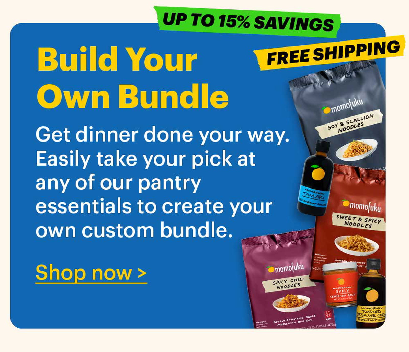 Build your own bundle