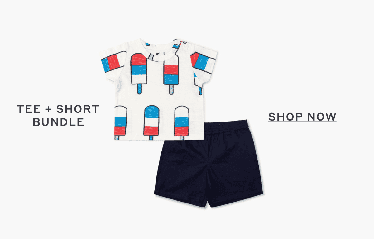 Printed Tee Twill Short Bundle