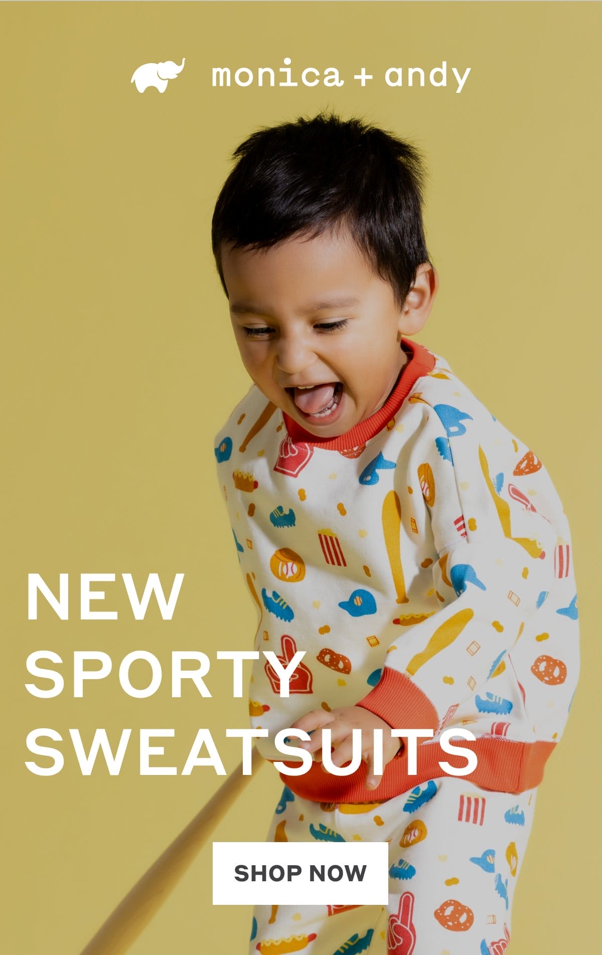 Monica + Andy: New Sporty Sweatsuits - Shop Now