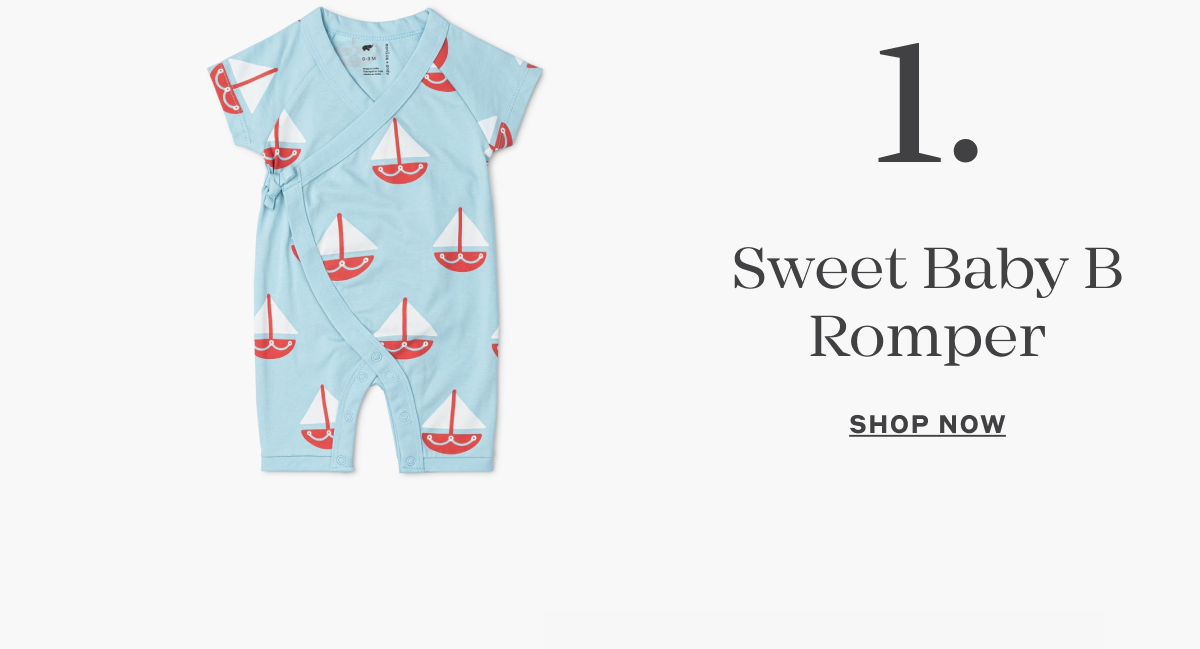 1. Sweet Baby B Romper