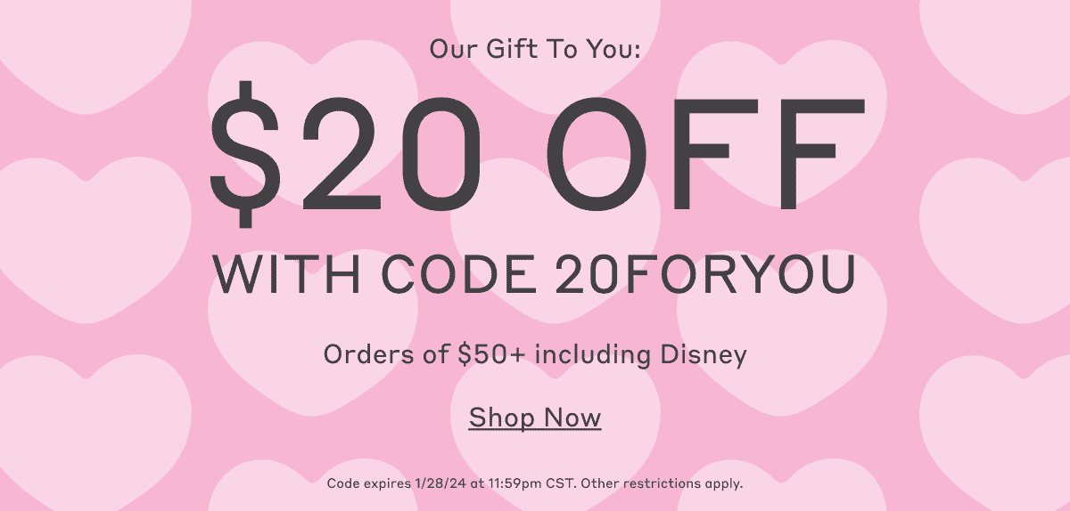 Our Gift For You: \\$20 Off With Code 20FORYOU