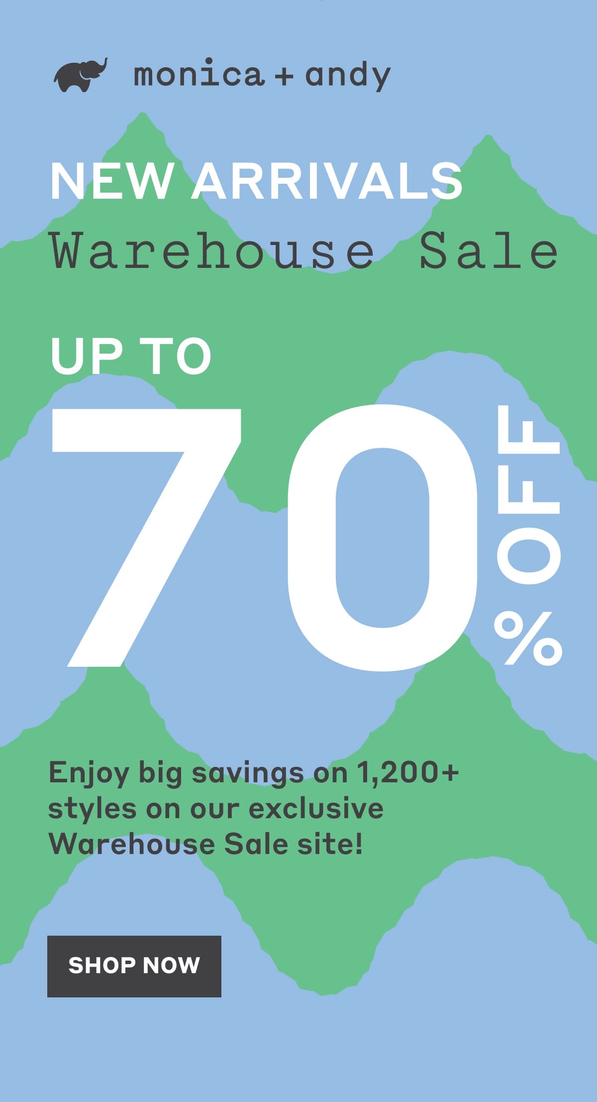 Monica + Andy: New Arrivals - Warehouse Sale: Up to 70% Off - Shop Now