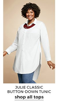 Julie Classic Button-Down Tunic - Shop All Tops