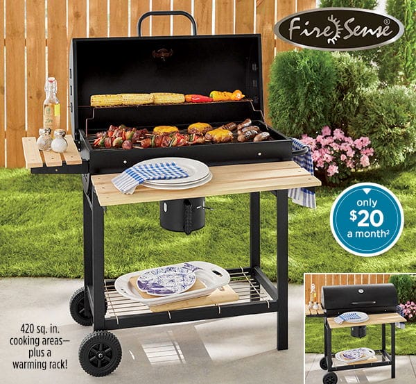 Fire Sense Backyard Charcoal Grill - only \\$20 a month