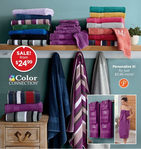 Photo of Color Connection Towels - Sale! from \\$24.99