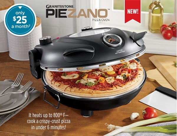 New! Granitestone Piezano Pizza Oven - only \\$25 a month