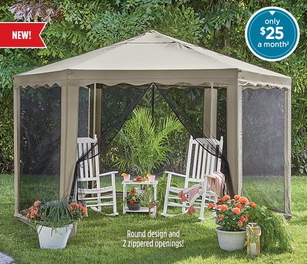 Photo of the New! Round Garden Gazebo - only \\$25 a month