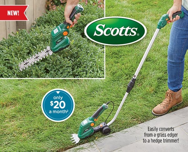 Photo of the New! Scotts 7.2V Grass and Shrub Shear Combo - only \\$20 a month