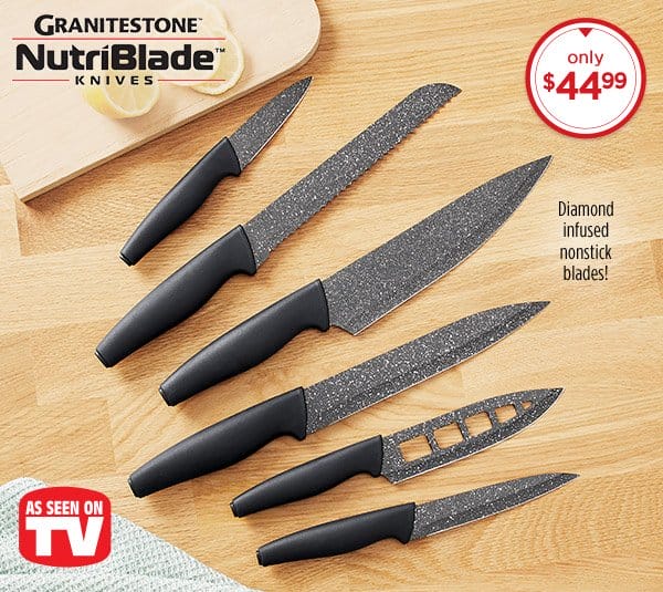 Photo of the Granitestone Nutriblade 6-Piece Knife Set - only \\$44.99