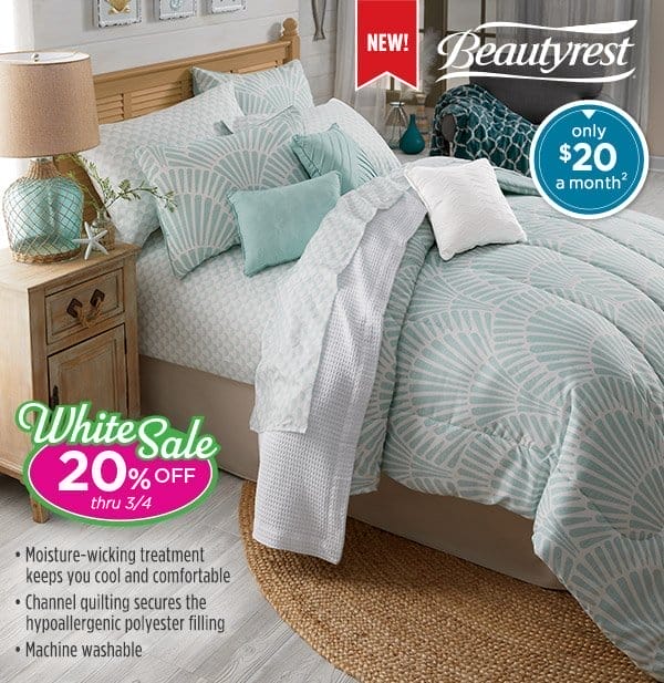 New! Beautyrest Conway 10-pc. Complete Bed Set - only \\$20 a month