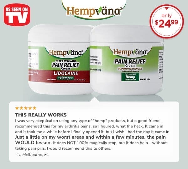 Photo of Hempvana Pain Relief Cream - only \\$24.99