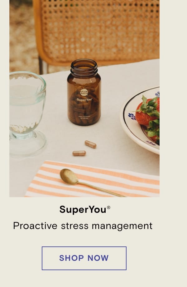 SuperYou Proactive stress management SHOP NOW