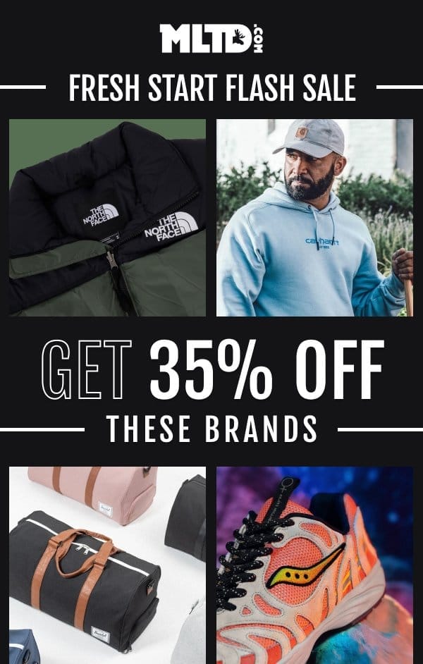 Get 35% OFF These Brands