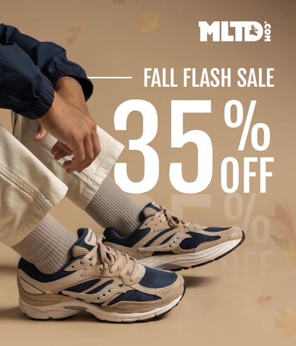 Fall Flash Sale 35% OFF