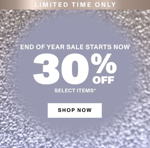 30% off select items