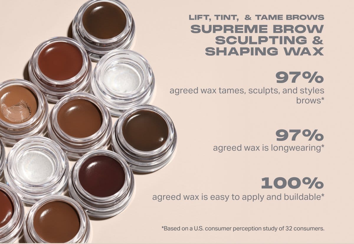 supreme brow sculpting and shaping wax