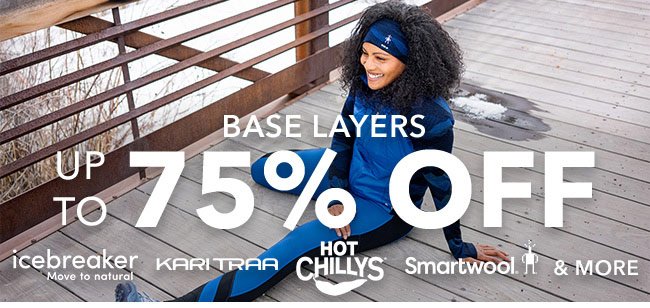 Baselayers up to 75% off