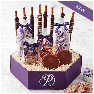 Everyday Chocolate and Caramel Confections Gift Tray