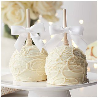 White Chocolate Bride Caramel Apple 2-Pack