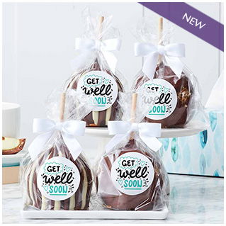 Get Well Soon Caramel Apple 4-Pack