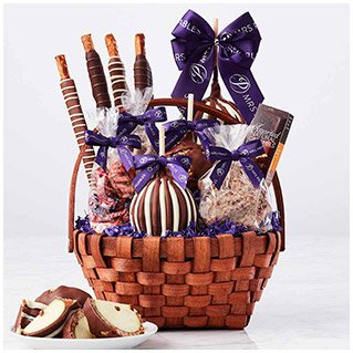 Grand Caramel Apple Gift Basket