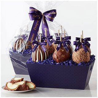 Congratulations Caramel Apple Gift Tray