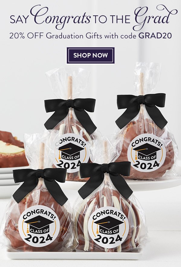 Say Congrats to the Grad! 20% Off Graduation Gifts with GRAD20