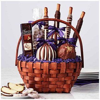 Classic Caramel Apple Gift Basket