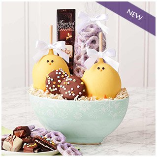 Easter Egg Caramel Apple Gift Set