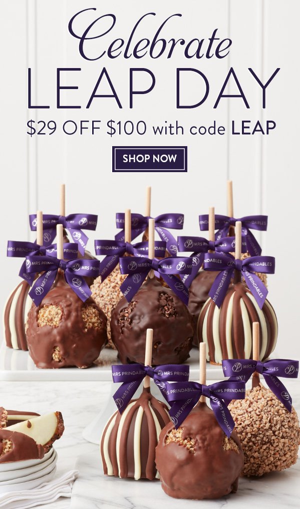 Celebrate Leap Day! \\$29 off \\$100 with code LEAP