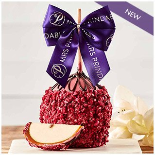 Limited Edition! Ruby Chocolate Raspberry Pomegranate Signature Jumbo Caramel Apple