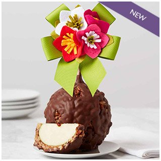 Flower Pop Jumbo Caramel Apple