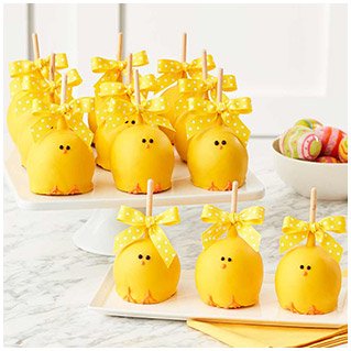 Charming Chickies Caramel Apple Gift, Set of 12