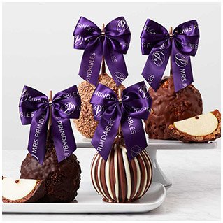 Jumbo Caramel Apple 4-Pack Gift