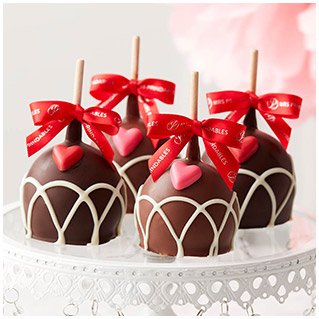 Best Seller! Valentine’s Hearts Caramel Apple 4-Pack