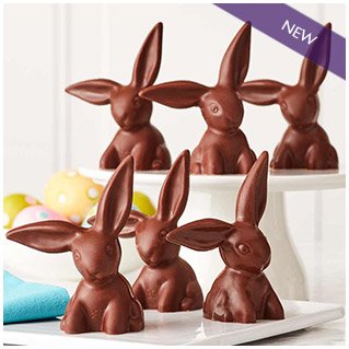 27% OFF!\xa0Milk Chocolate Easter Bunnies, 6-Piece