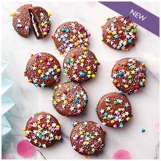 Party Time Milk Chocolate Dipped Oreos, 10-Piece