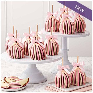 \\$7.08 Per Gift with Coupon! Baby Pink Triple Chocolate\xa0Caramel Apple 12-Pack