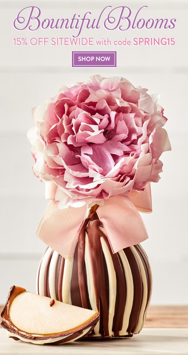 Bountiful Blooms! 15% Off Sitewide with code SPRING15