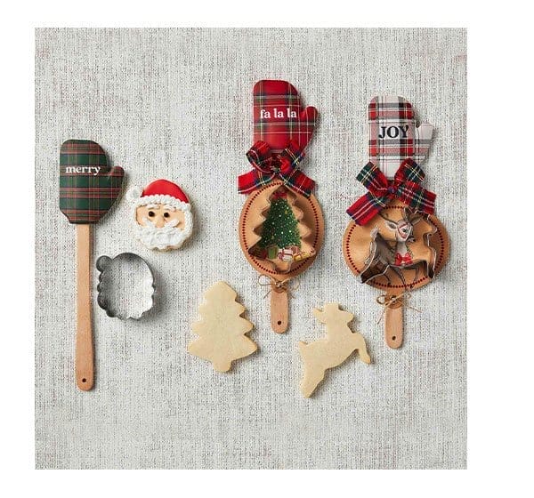 RED TARTAN SILICONE SPATULA