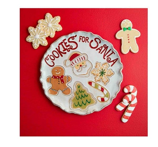 COOKIES FOR SANTA PLATE