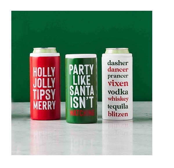 RED CHRISTMAS SELTZER HOLDER