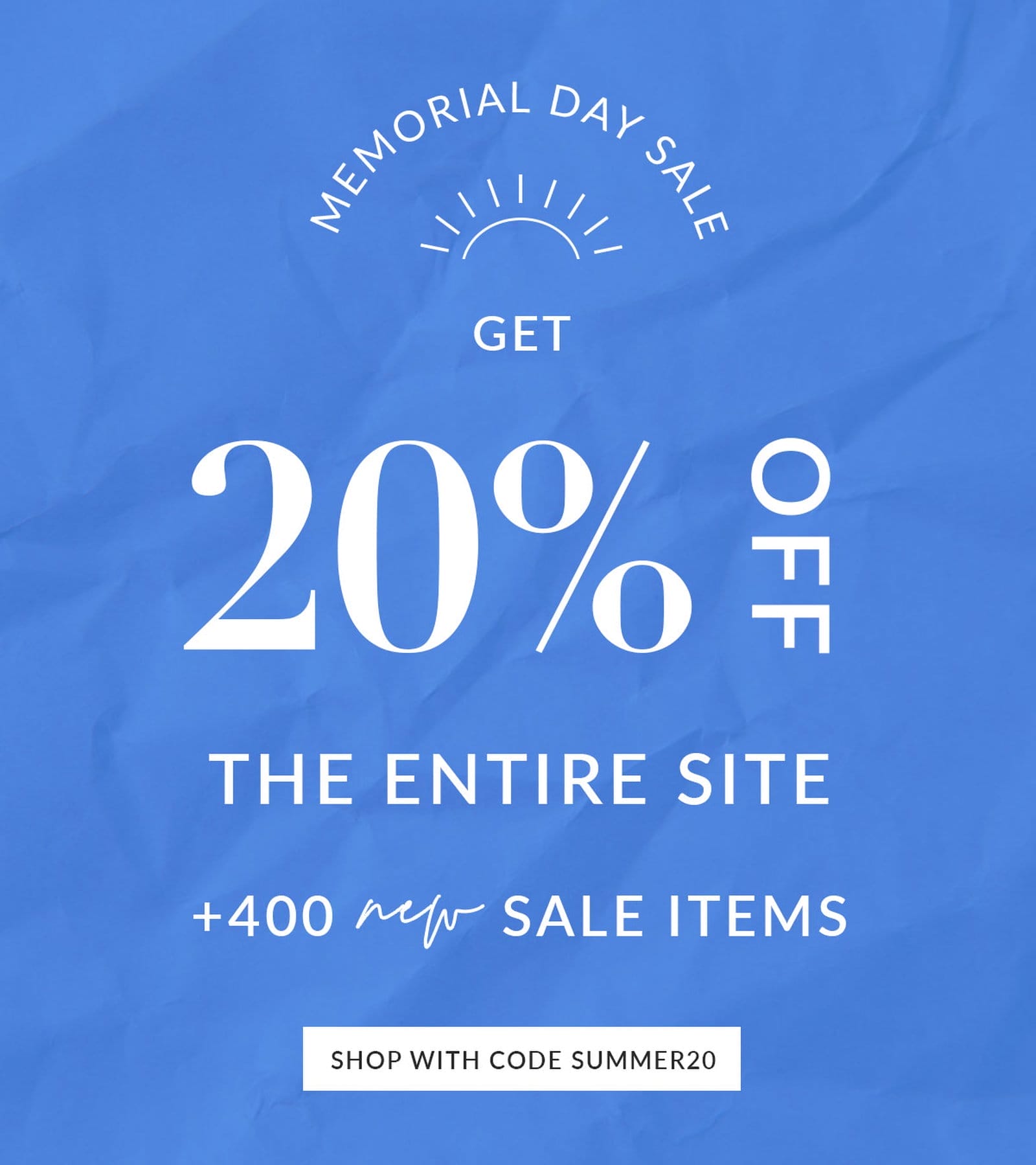 MUD PIE'S MEMORIAL DAY SALE