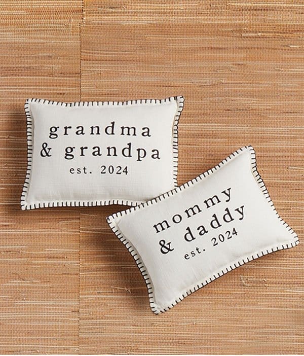 grandparents est 2024 pillow