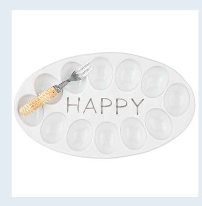 HAPPY DEVILED EGG TRAY SET