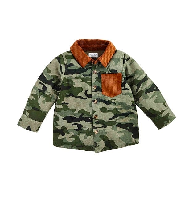 BOYS' CAMO SHACKET