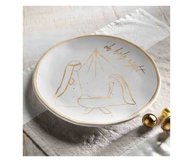 GOLD NATIVITY PLATTER