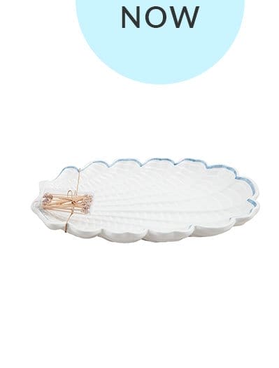 RUFFLED SEA SHELL PLATTER