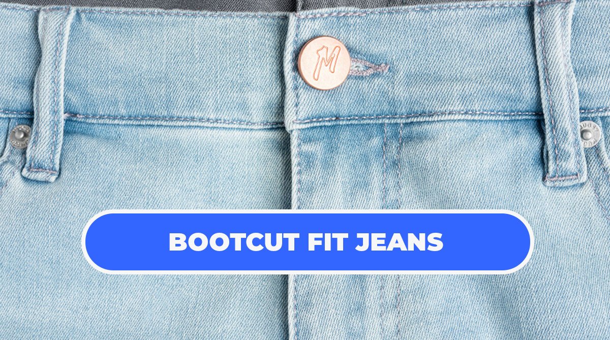 Button to shop Bootcut fit jeans
